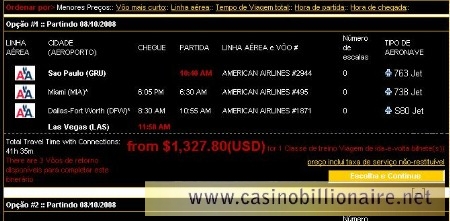 Passagem para Las Vegas
